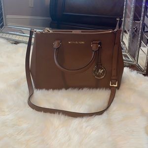 Brown leather brand new bag